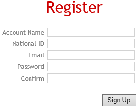 Register Screen